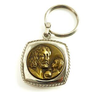 St Christopher Keychain Saint Christophe Patron Saint of Travel
